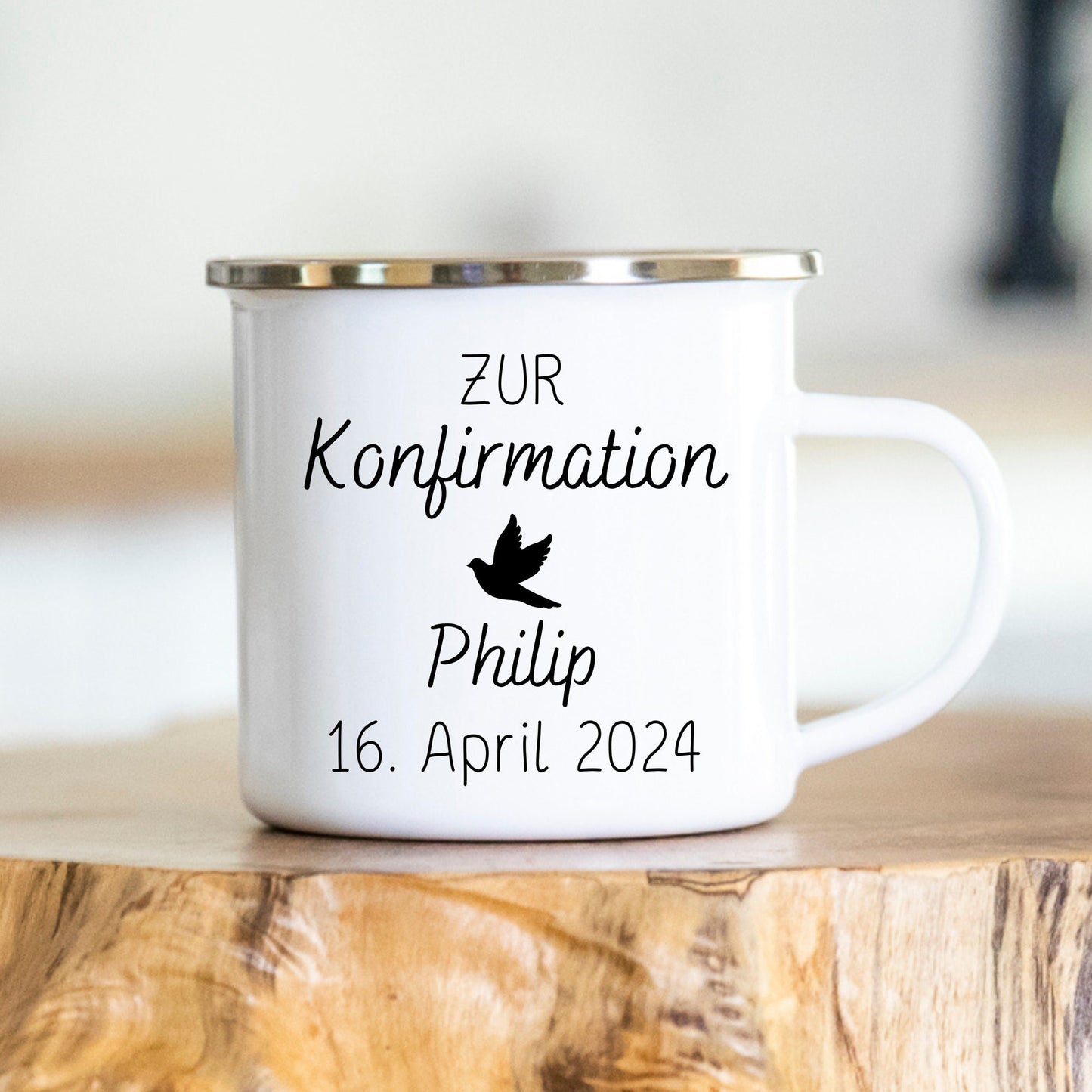 Personalisiertes Vorratsglas - Geldgeschenk - 4 Größen - Tasse oder Vorratsglas - personalisierbar - Konfirmation - Taufe - Kommunion
