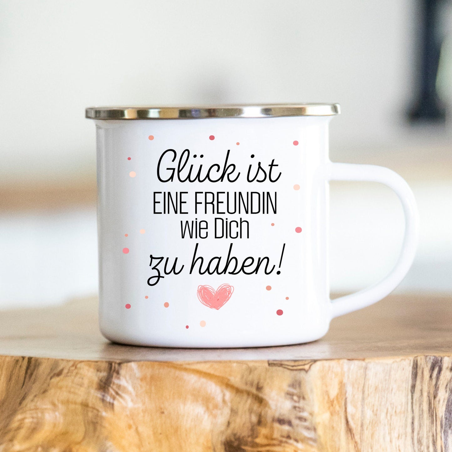 Geschenk Tochter personalisiert Freundin Mama Schwester Tasse Glück ist eine Tochter wie Dich zu haben mehrere Farben