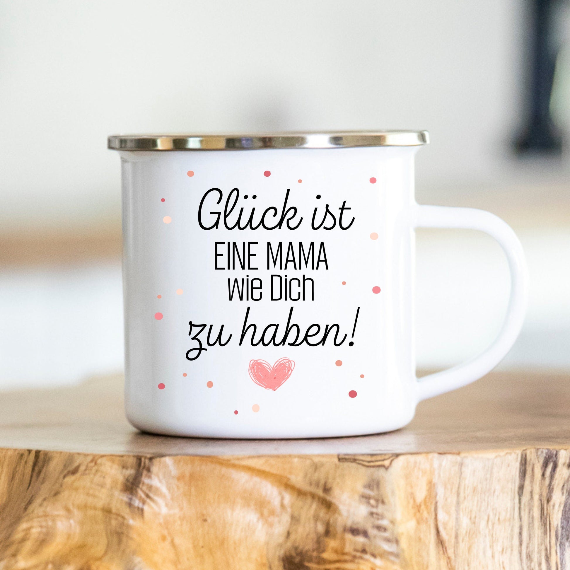 Geschenk Tochter personalisiert Freundin Mama Schwester Tasse Glück ist eine Tochter wie Dich zu haben mehrere Farben