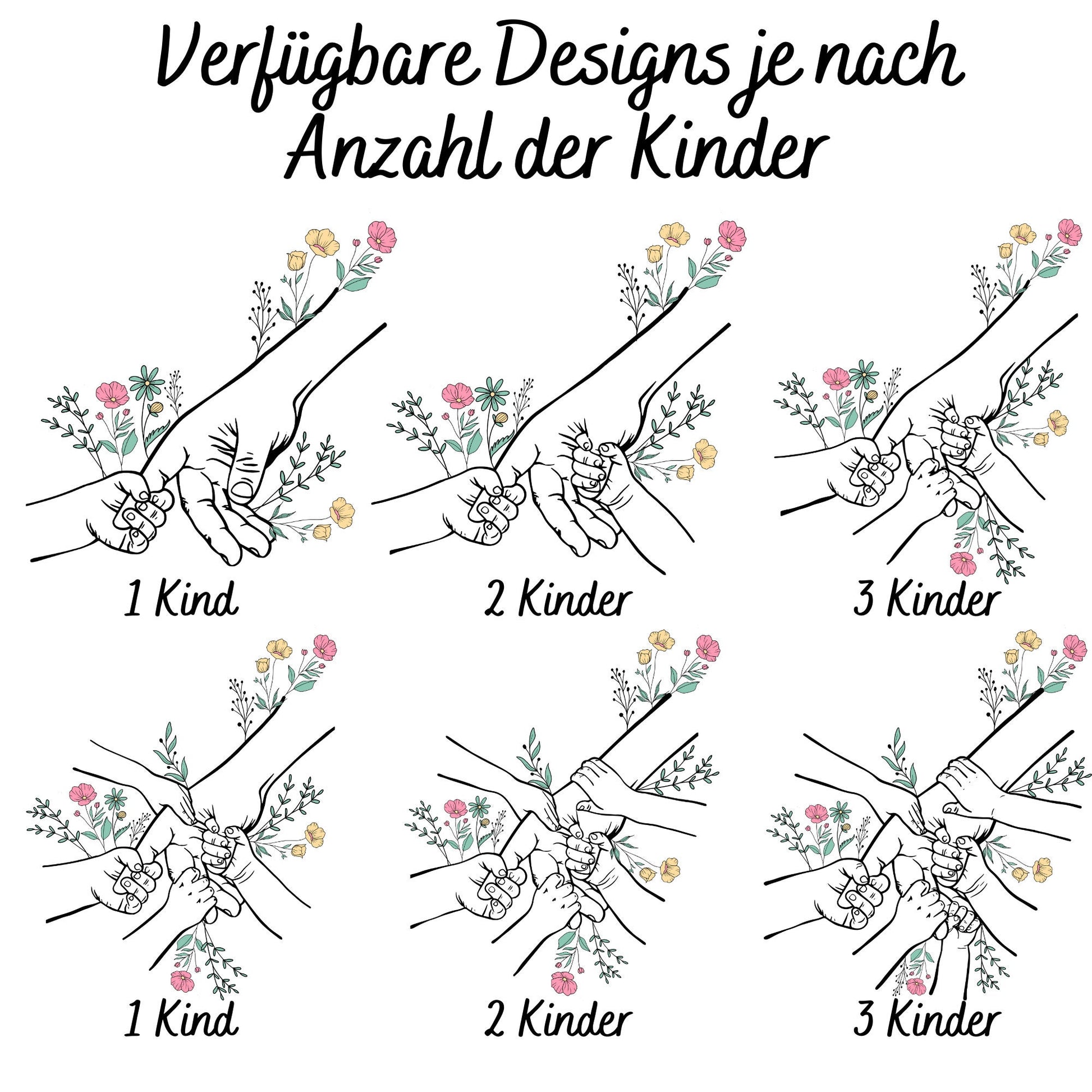 Mama Oma Kinder - Muttertag - personalisierte Tasse - Geschenk zum Muttertag - Enkelkinder - Geschenkidee - Keramik oder Emaille