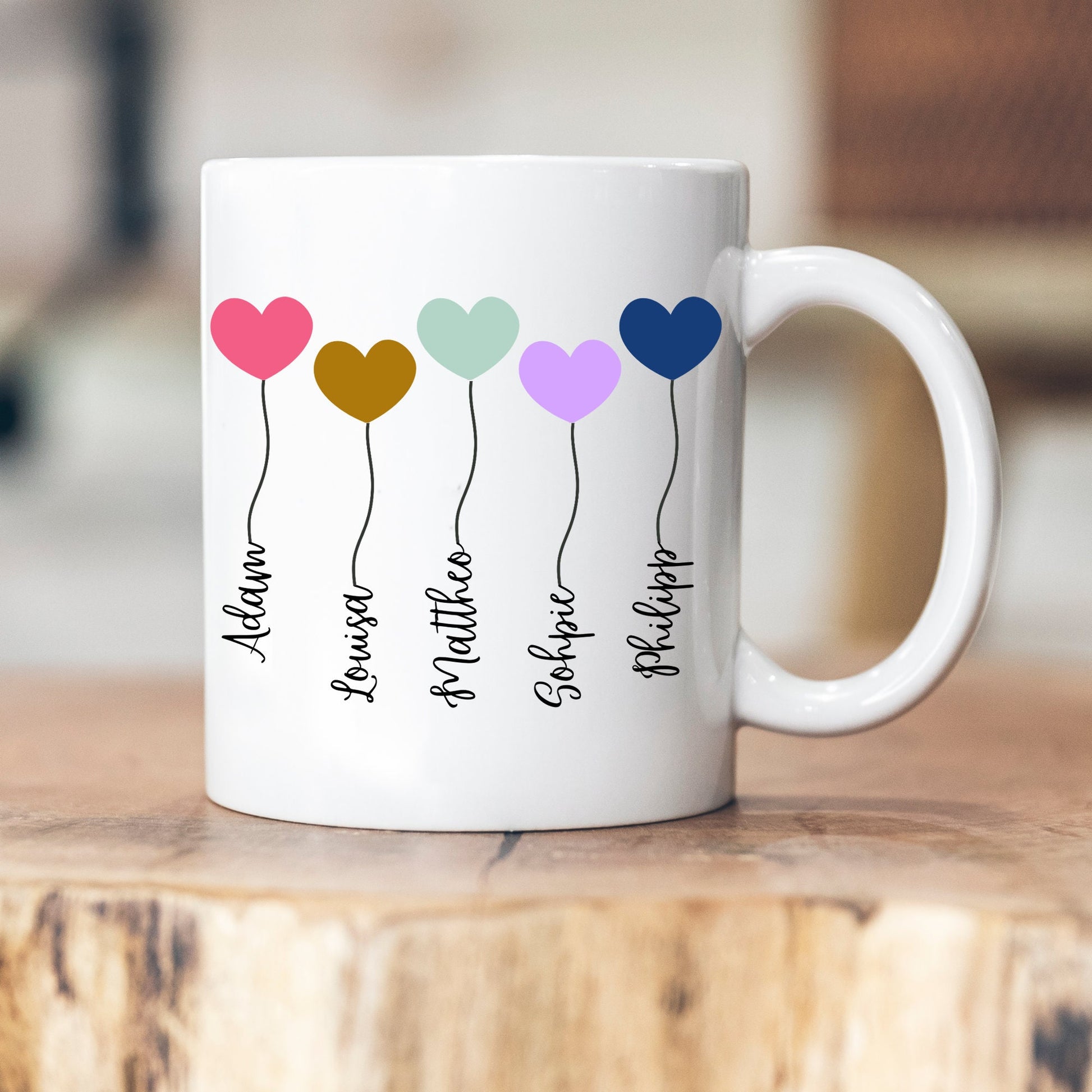 Namenstasse - personalisierte Tasse - Keramik oder Emaille - Geschenkidee - Abschied - Lehrerin - Erzieherin - Schule - Kindergarten