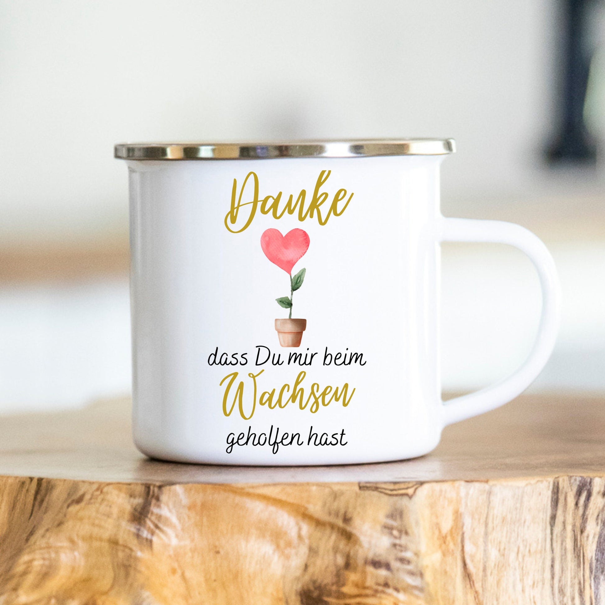 Personalisierbare Tasse - Erzieherin - Dankeschön - Abschiedsgeschenk - Emaille - Keramik - Geschenk - Tagesmutter