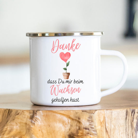 Personalisierbare Tasse - Erzieherin - Dankeschön - Abschiedsgeschenk - Emaille - Keramik - Geschenk - Tagesmutter