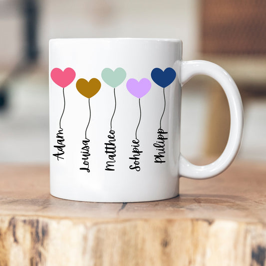 Namenstasse - personalisierte Tasse - Keramik oder Emaille - Geschenkidee - Abschied - Lehrerin - Erzieherin - Schule - Kindergarten