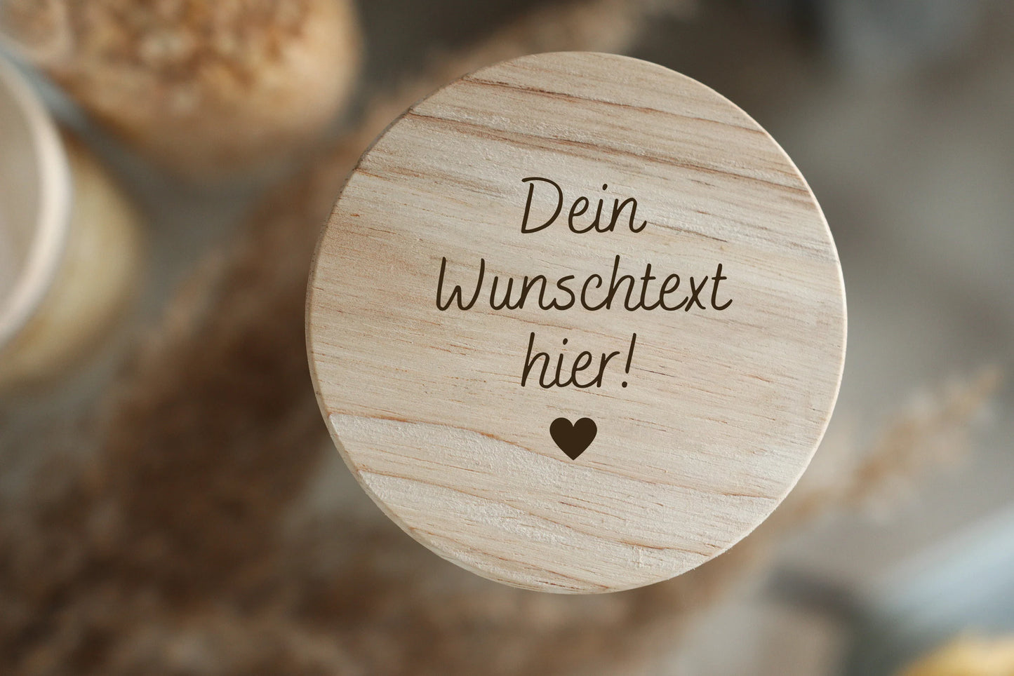 Vorratsglas - Dein Wunschtext