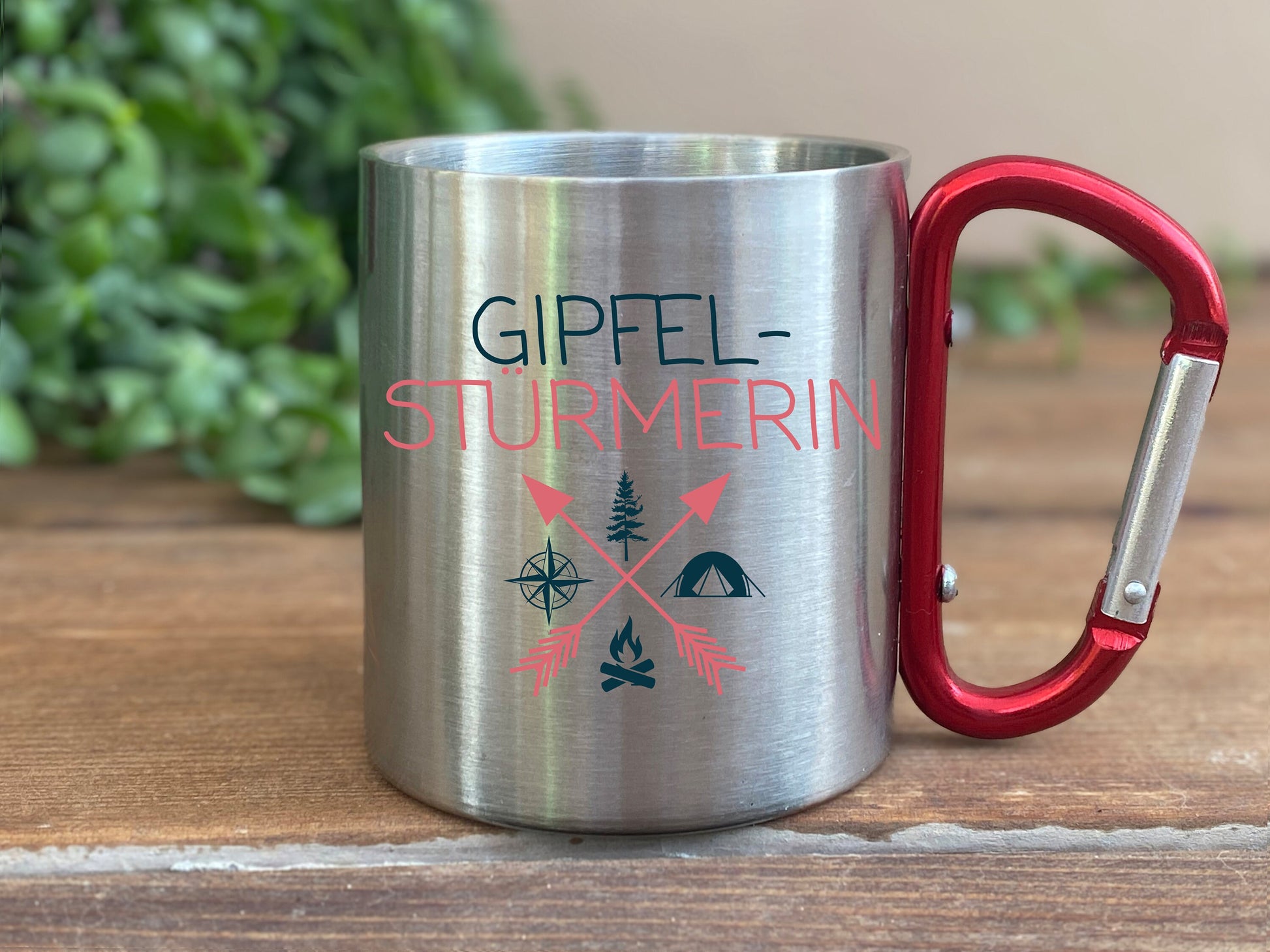 Personalisierte Tasse, Camping, Wohnmobil, Geschenk, Wohnwagen, verschiedene Farben, verschiedene Tassen, Keramik, Emaille, Edelstahl