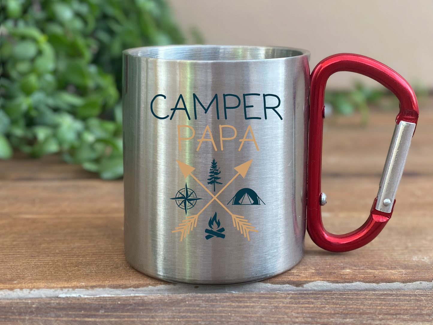 Personalisierte Tasse, Camping, Wohnmobil, Geschenk, Wohnwagen, verschiedene Farben, verschiedene Tassen, Keramik, Emaille, Edelstahl