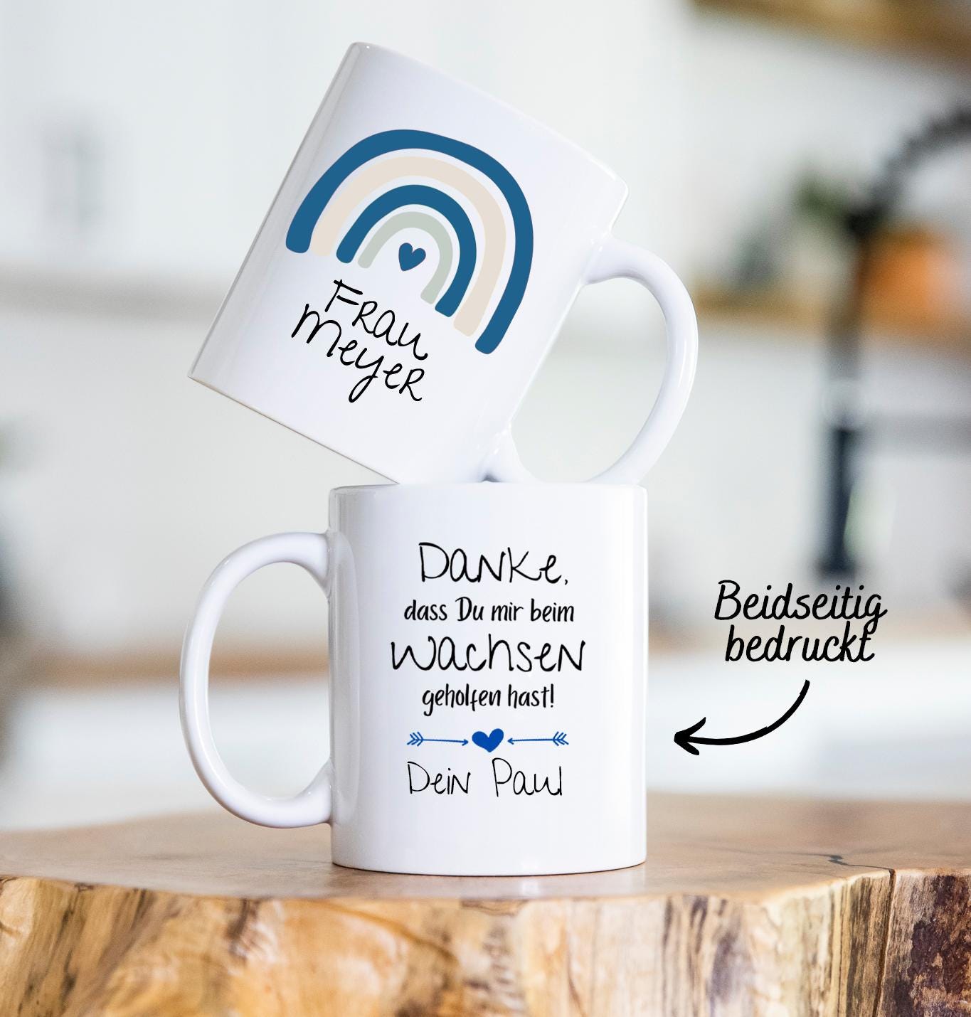 Tasse - Geschenk für Erzieherin - Tagesmutter - Hebamme - Keramik - Abschiedsgeschenk - Danke Geschenk - Geburtstagsgeschenk - Mama - Oma